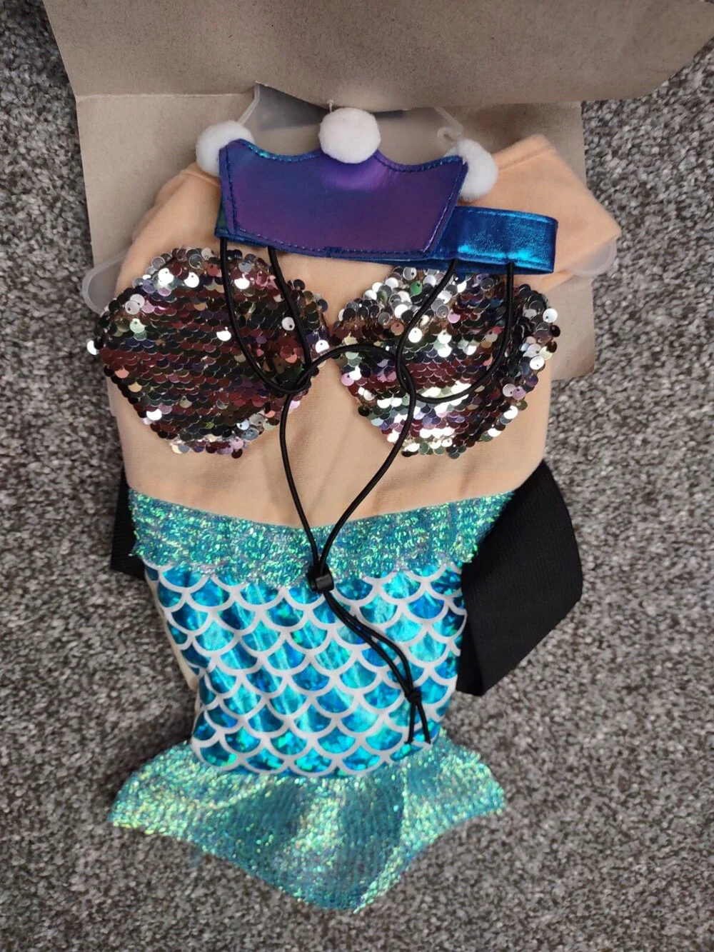 Dog Costume MERMAID Sz Small Pet Halloween Costume NEW Shih Tzu Pug Jack Russe